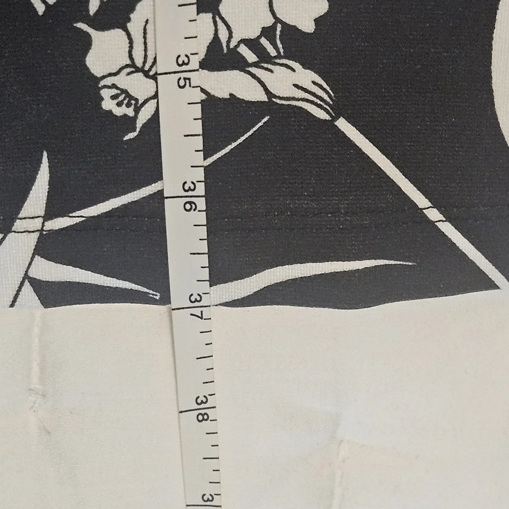 NWT Bryn Walker Floral Print Round Neck Long Sleeve Lantern Dress:Black/White:XL - Picture 16 of 16